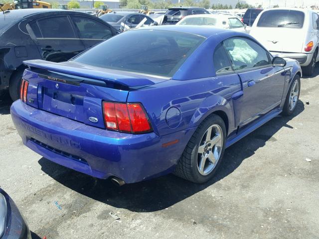 1FAFP42X33F454533 - 2003 FORD MUSTANG GT BLUE photo 4