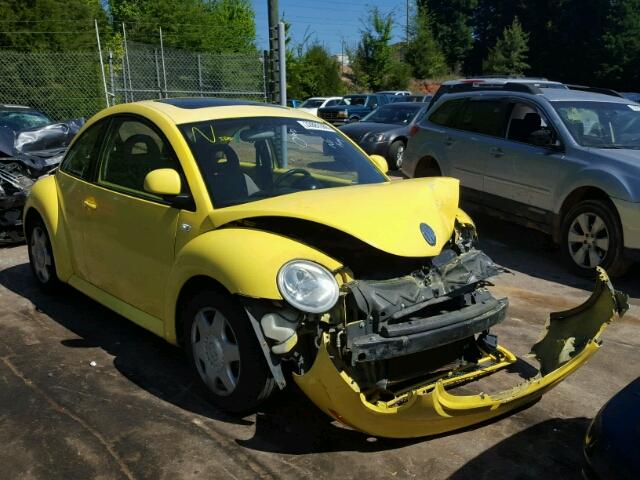 3VWCA21C8YM473021 - 2000 VOLKSWAGEN NEW BEETLE 黄色 照片 1