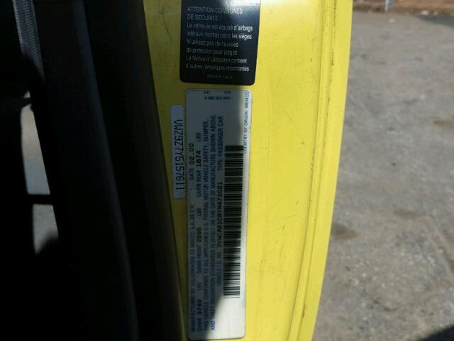 3VWCA21C8YM473021 - 2000 VOLKSWAGEN NEW BEETLE 黄色 照片 10