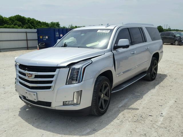1GYS3HKJ8GR384551 - 2016 CADILLAC ESCALADE E WHITE photo 2