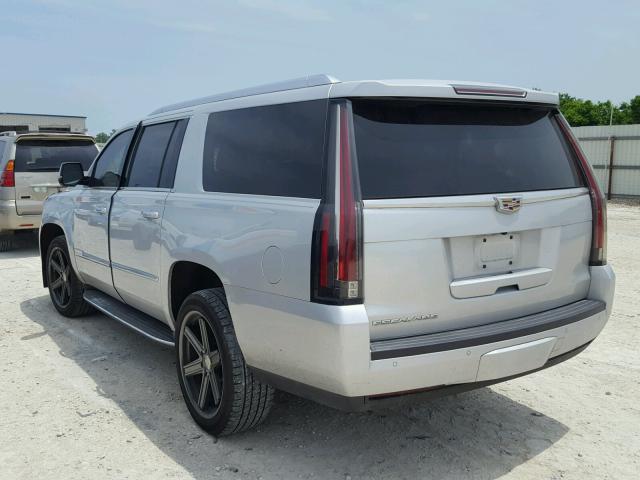 1GYS3HKJ8GR384551 - 2016 CADILLAC ESCALADE E WHITE photo 3