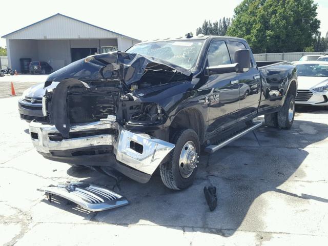 3C63RRHL2EG174569 - 2014 RAM 3500 SLT BLACK photo 2