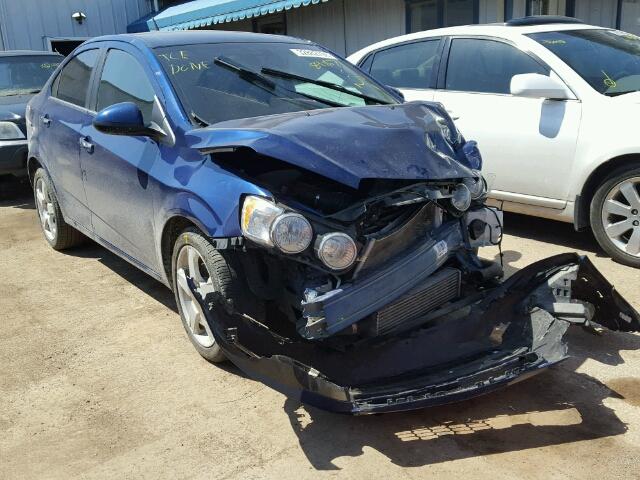 1G1JE5SB8D4110416 - 2013 CHEVROLET SONIC LTZ BLUE photo 1