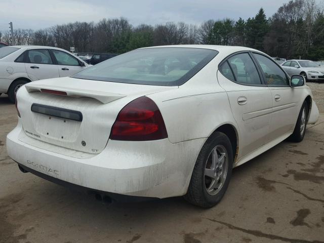 2G2WS522341325840 - 2004 PONTIAC GRAND PRIX WHITE photo 4