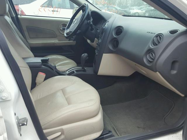 2G2WS522341325840 - 2004 PONTIAC GRAND PRIX WHITE photo 5