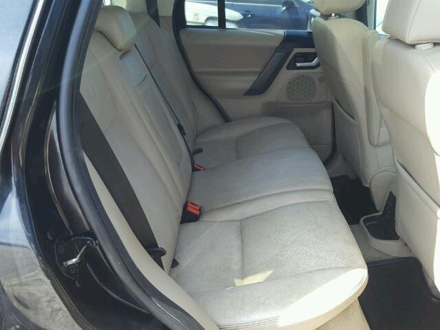 SALFT24NX9H140115 - 2009 LAND ROVER LR2 HSE TE BLACK photo 6