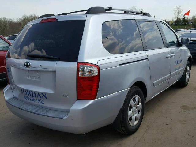 KNDMB233676143197 - 2007 KIA SEDONA EX GRAY photo 4