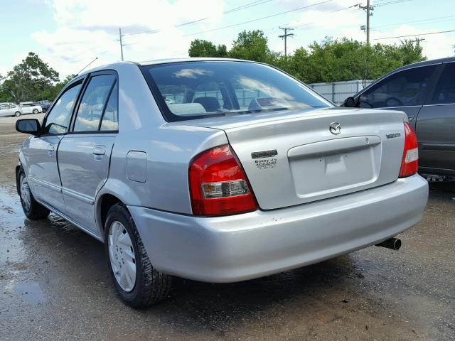 JM1BJ2229Y0245486 - 2000 MAZDA PROTEGE DX SILVER photo 3