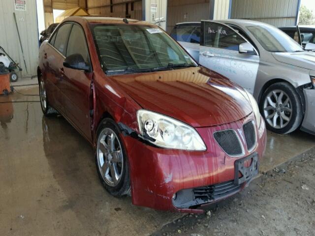 1G2ZH57N684192337 - 2008 PONTIAC G6 GT MAROON photo 1