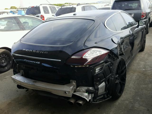 WP0AB2A73AL063728 - 2010 PORSCHE PANAMERA S BLACK photo 4