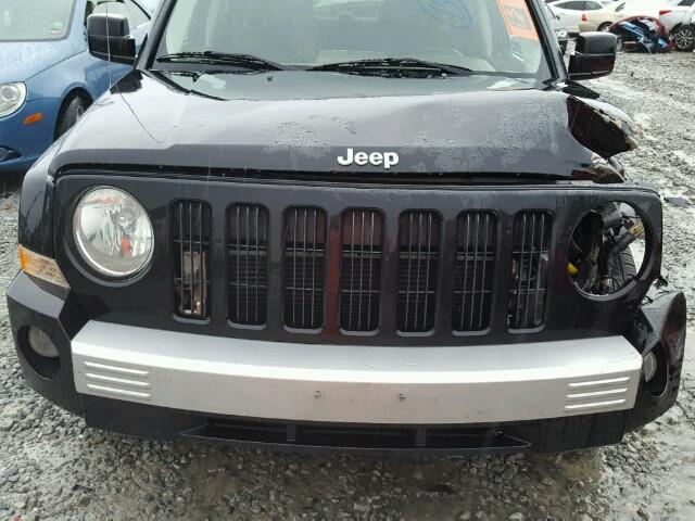 1J8FF48W78D785154 - 2008 JEEP PATRIOT LI BLACK photo 7