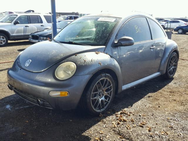 3VWCB21C82M410649 - 2002 VOLKSWAGEN NEW BEETLE Boz foto 2