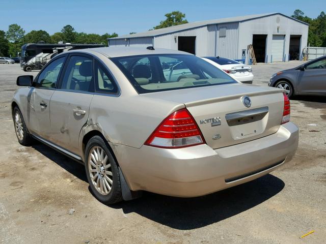 1MEHM42117G603382 - 2007 MERCURY MONTEGO PR 金色 照片 3