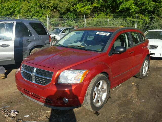 1B3HE78K17D514494 - 2007 DODGE CALIBER R/ ORANGE photo 2