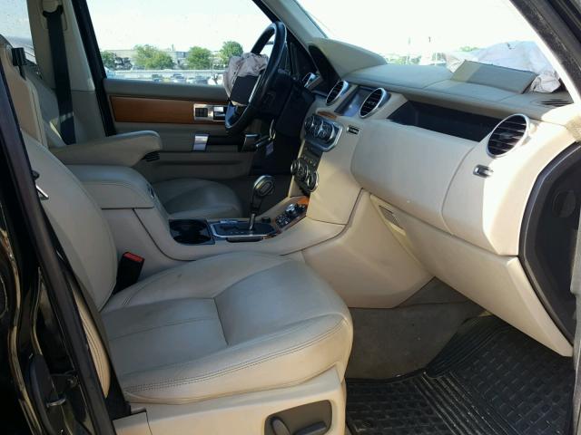 SALAK2D43AA545623 - 2010 LAND ROVER LR4 HSE LU BLACK photo 5