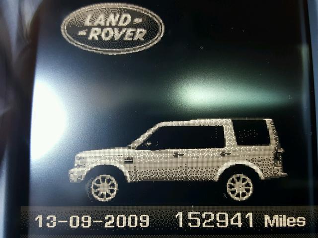 SALAK2D43AA545623 - 2010 LAND ROVER LR4 HSE LU BLACK photo 8