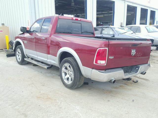 1C6RR6JT3ES312745 - 2014 RAM 1500 LARAM MAROON photo 3