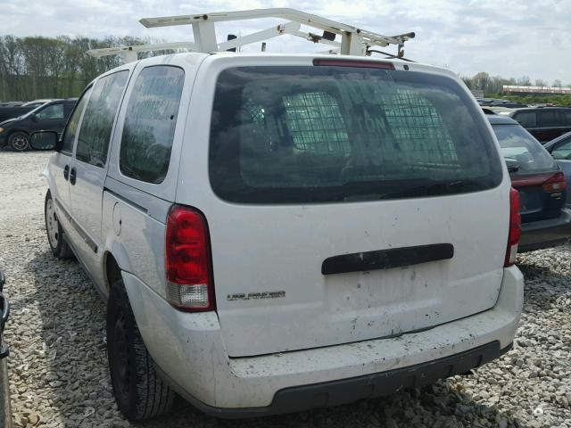 1GBDV13137D135431 - 2007 CHEVROLET UPLANDER I WHITE photo 3