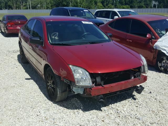 3FAHP06Z47R197257 - 2007 FORD FUSION S RED photo 1