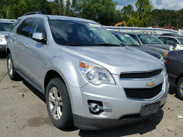 2GNFLNEK7C6110703 - 2012 CHEVROLET EQUINOX LT SILVER photo 1