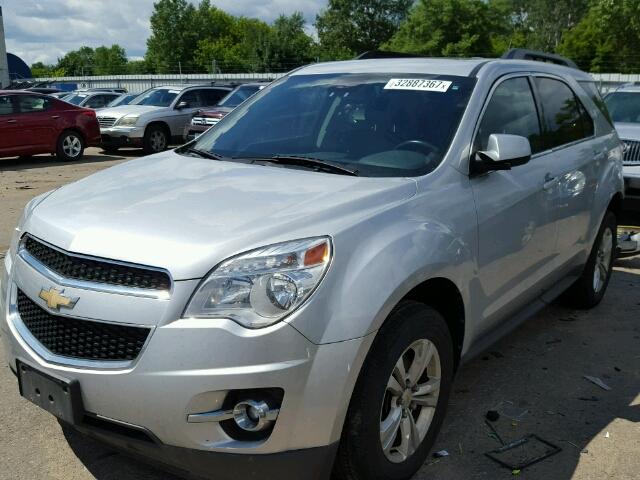 2GNFLNEK7C6110703 - 2012 CHEVROLET EQUINOX LT SILVER photo 2