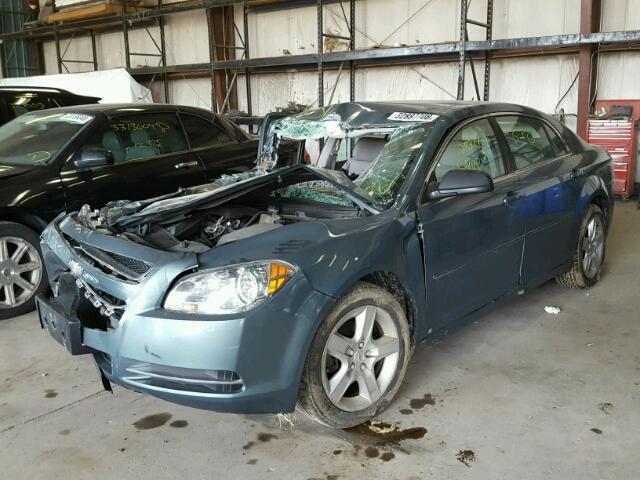 1G1ZG57B39F124595 - 2009 CHEVROLET MALIBU LS Yaşıl foto 2