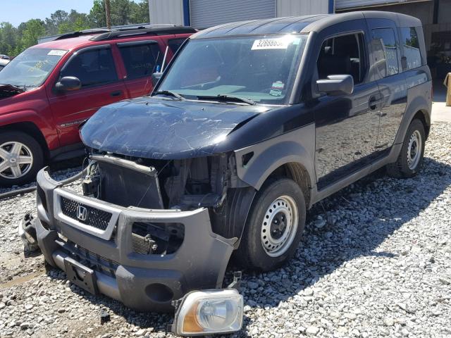 5J6YH28344L018649 - 2004 HONDA ELEMENT LX BLACK photo 2