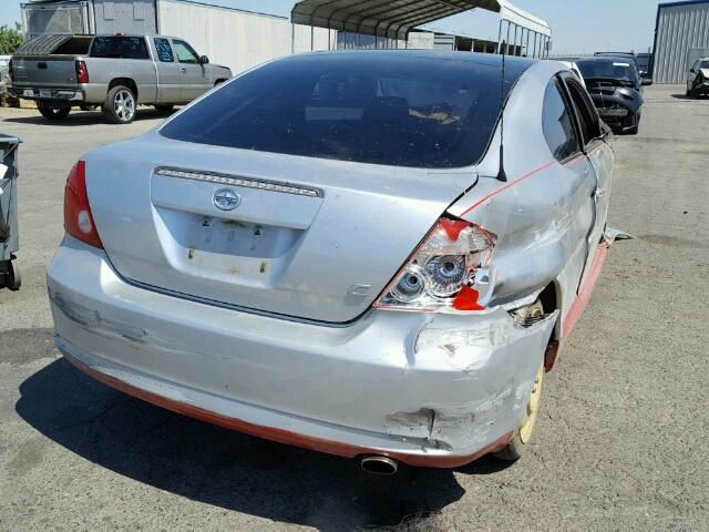 JTKDE177460077659 - 2006 TOYOTA SCION TC SILVER photo 4
