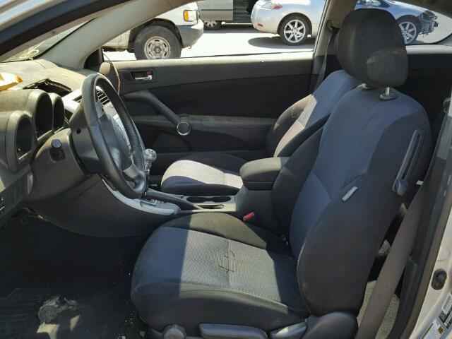 JTKDE177460077659 - 2006 TOYOTA SCION TC SILVER photo 5