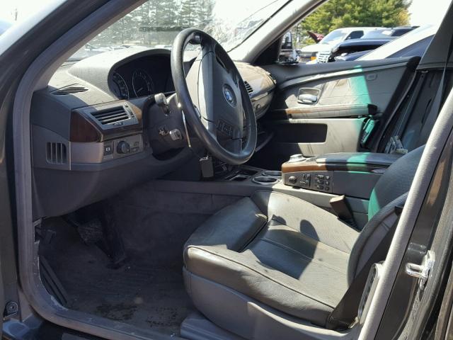 WBAGN63594DS55946 - 2004 BMW 745 LI GRAY photo 5