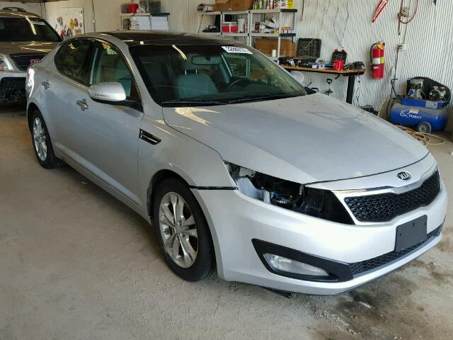 5XXGN4A75DG128676 - 2013 KIA OPTIMA SILVER photo 1