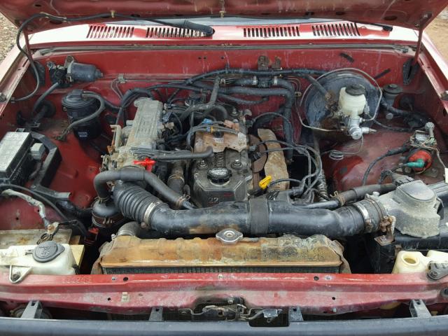 JT4RN81A0N5138095 - 1992 TOYOTA PICKUP 1/2 MAROON photo 7