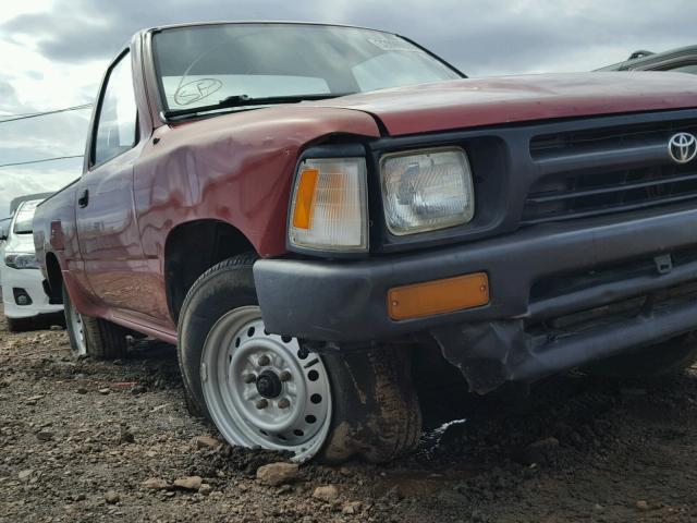 JT4RN81A0N5138095 - 1992 TOYOTA PICKUP 1/2 MAROON photo 9