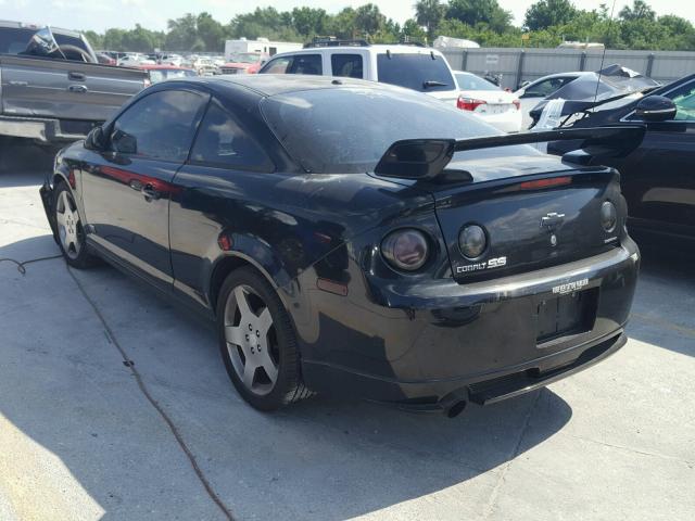 1G1AP14P667720652 - 2006 CHEVROLET COBALT SS BLACK photo 3