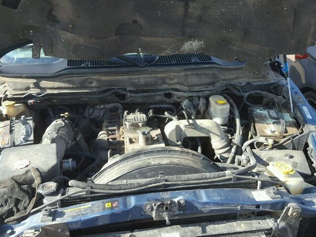 3D7KS28C65G844680 - 2005 DODGE RAM 2500 S BLUE photo 7