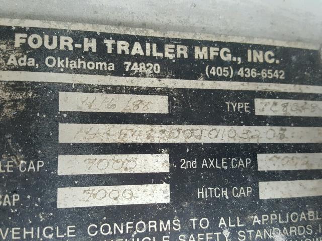 1H4F48300J0103208 - 1988 FREIGHTLINER TRAILER SILVER photo 10