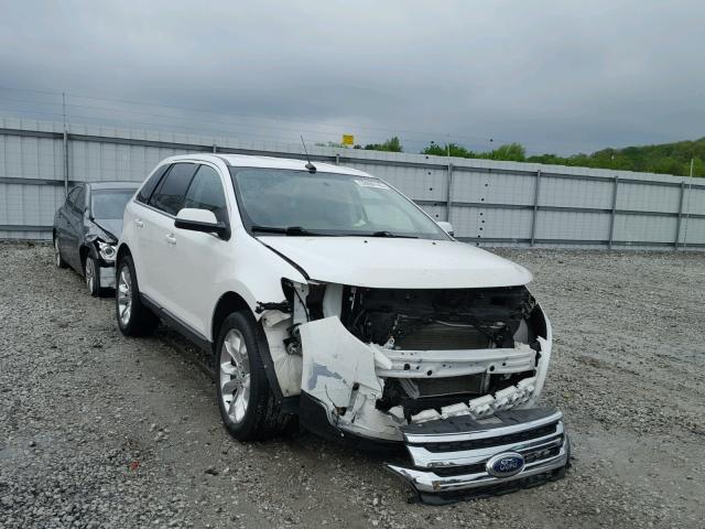 2FMDK3KC9EBB27867 - 2014 FORD EDGE LIMIT WHITE photo 1