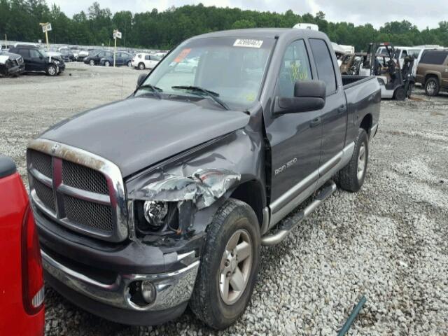 1D7HA18NX2S527322 - 2002 DODGE RAM 1500 GRAY photo 9