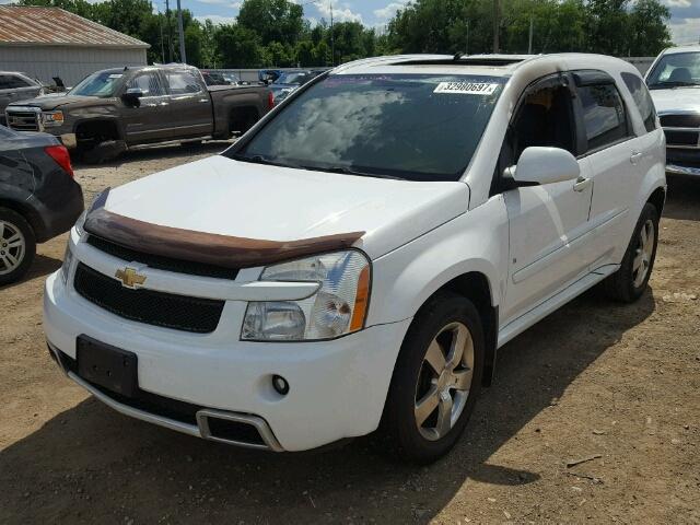 2CNDL037696252451 - 2009 CHEVROLET EQUINOX SP WHITE photo 2