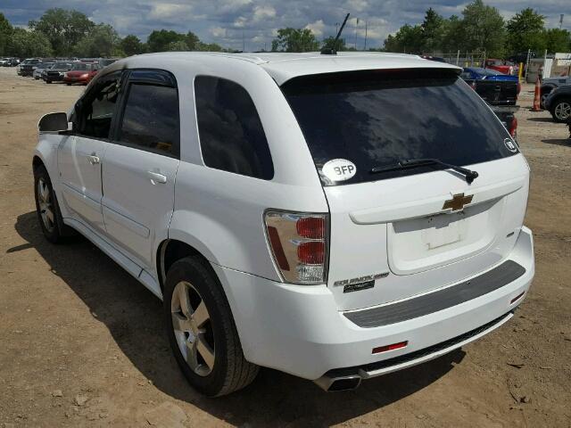 2CNDL037696252451 - 2009 CHEVROLET EQUINOX SP WHITE photo 3