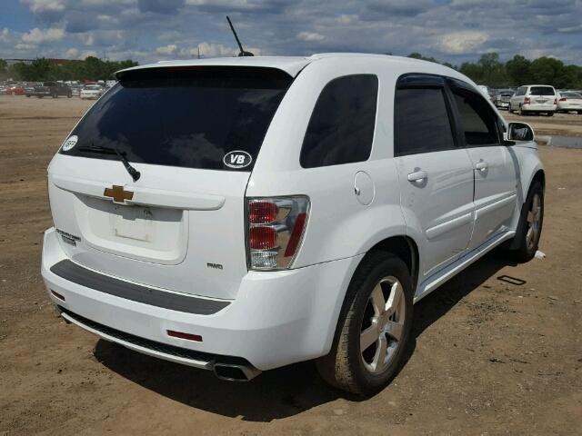 2CNDL037696252451 - 2009 CHEVROLET EQUINOX SP WHITE photo 4