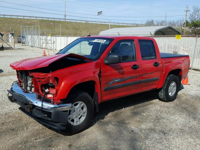 1GCDS43E188224546 - 2008 CHEVROLET COLORADO L ORANGE photo 2