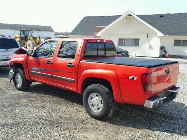 1GCDS43E188224546 - 2008 CHEVROLET COLORADO L ORANGE photo 3