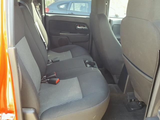 1GCDS43E188224546 - 2008 CHEVROLET COLORADO L ORANGE photo 6