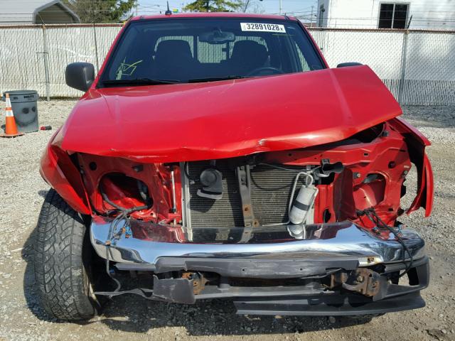 1GCDS43E188224546 - 2008 CHEVROLET COLORADO L ORANGE photo 9