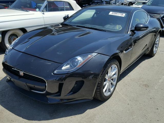 SAJWA6AT1G8K30596 - 2016 JAGUAR F-TYPE BLACK photo 2