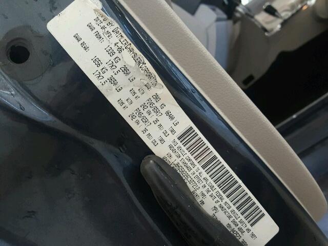 1J8HG58226C327212 - 2006 JEEP COMMANDER BLUE photo 10