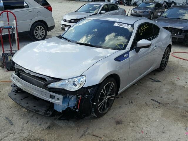 JF1ZNAA15D1708207 - 2013 TOYOTA SCION FR-S SILVER photo 2