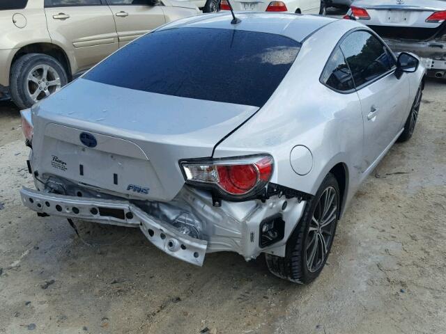 JF1ZNAA15D1708207 - 2013 TOYOTA SCION FR-S ვერცხლისფერი ფოტო 4