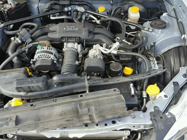 JF1ZNAA15D1708207 - 2013 TOYOTA SCION FR-S ვერცხლისფერი ფოტო 7